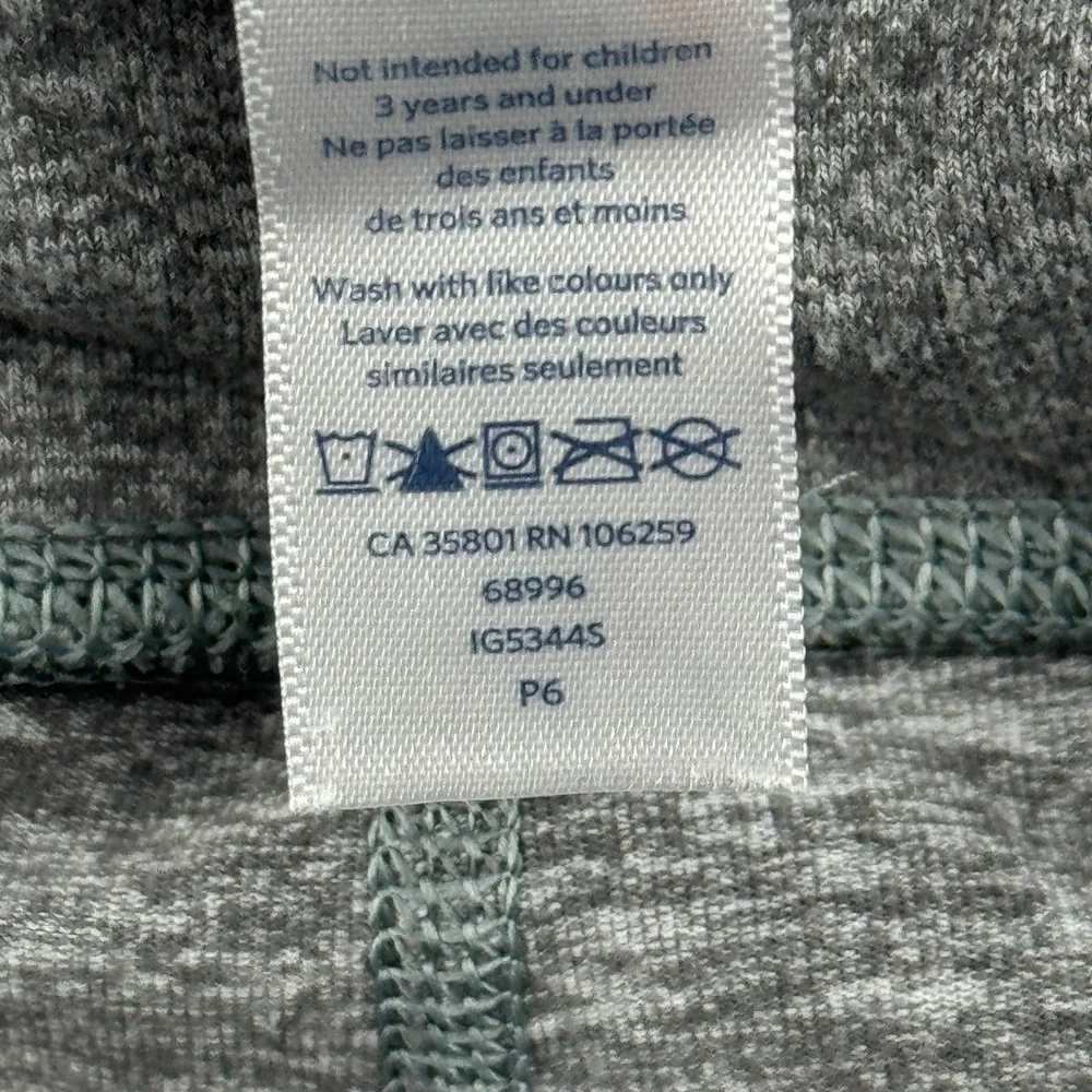 Ivivva by‎ Lululemon Leggings Girls 10 Gray Tight Mesh Side Pockets Athletic